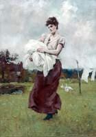 A Showery Day (Washing)