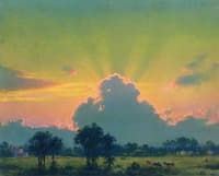 The Farm at Sunset