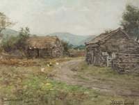 Cottages, Ballaterson near Ballaugh, August