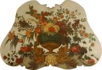 Overdoor with Flowers in a Vase