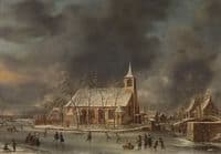 The Slooten Church in Winter