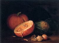 Still Life with Pumpkins and Onions