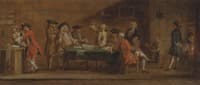 Figures in a Tavern or Coffee House