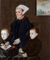 Alice Barnham and Her Sons Martin and Steven