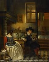 Seventeenth-century interior