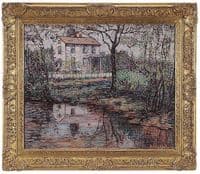 House by Pond