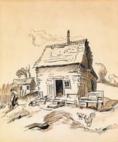 House with Figure