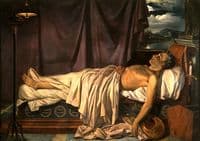 Lord Byron on his Death Bed