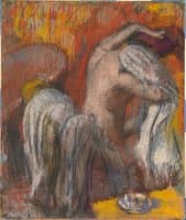 Femme s’essuyant (Seated Bather Drying Her Neck)