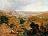 Evening View on Heaton Dene, Lancashire, from an Eminence near Mable's Mill