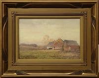 Barns at Sunset