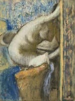 Woman Drying Herself
