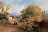 Landscape, Bridge and Figures