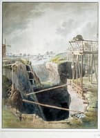 Dannemora mine with the open pit