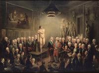 Gustav III's visit to the Royal Academy of Arts