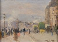 Busy Street in Rouen