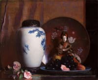 Still Life with Fruit and Figurine