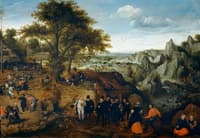 Kermesse in a Rocky Landscape