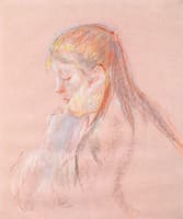 Little Girl with Long Hair