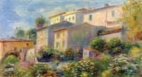 View of the Post Office in Cagnes