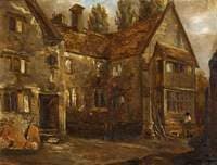 North Front of Easton Piercy Manor House, Wiltshire