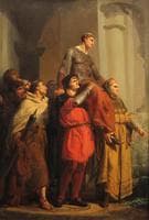 Triumphal return of Sir Willem van Saeftingen to the Abbey Ter Doest in 1513