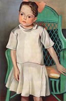Little Girl with Armchair