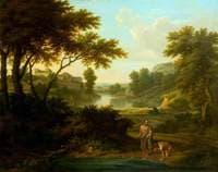 Diogenes Throwing away His Bowl (after Nicolas Poussin)