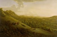Box Hill, Surrey, with Dorking in the Distance