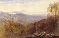 Distant View of Mount Athos