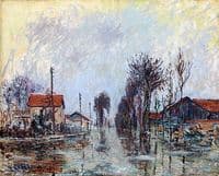 The Red Roofs in Winter