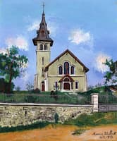 Protestant Temple in Baigts