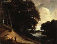 Forest Landscape with a River