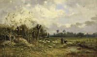 Shepard with Sheep