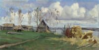 Village in Spring