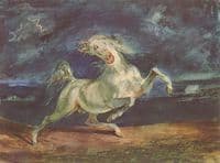 Horse Frightened by a Storm