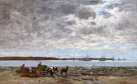 Brest, the Harbor, Kelp Harvest