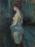 Femme retroussant sa chemise (Woman Lifting her Chemise)