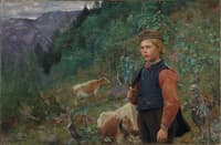 Vinje as a Shepherd Boy