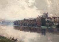 Maastricht at the Maas, overlooking the Basilica of Our Lady