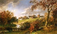 Back of the Village, Hastings-on-Hudson, New York
