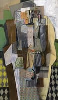 Girl Seated with a Bouquet of Flowers