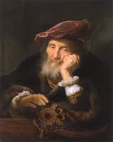An Old Man at a Casemenet