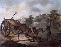 Fallen-in Shafts of a Huckster's Cart