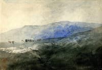 Cattle on a Mountain, North Wales