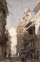Corso Sant'Anastasia, Verona, with the Palace of Prince Maffei
