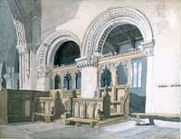 Interior of Walsoken Church, Wisbech