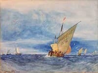 Off Lowestoft : Fresh Breeze