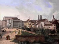 The Royal Residence in Munich from the North East in 1827