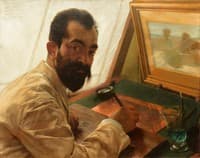 Portrait of Leopold Löwenstam, the Etcher